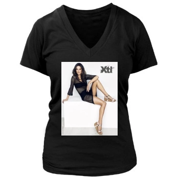 Alessandra Ambrosio Women's Deep V-Neck TShirt