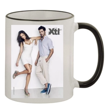 Alessandra Ambrosio 11oz Colored Rim & Handle Mug