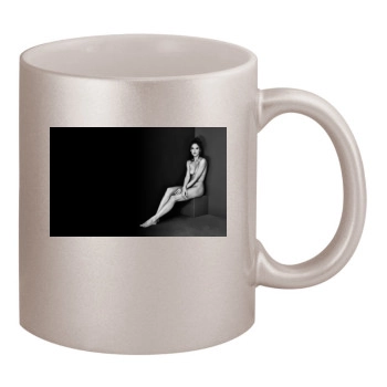 Alessandra Ambrosio 11oz Metallic Silver Mug