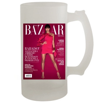 Alessandra Ambrosio 16oz Frosted Beer Stein