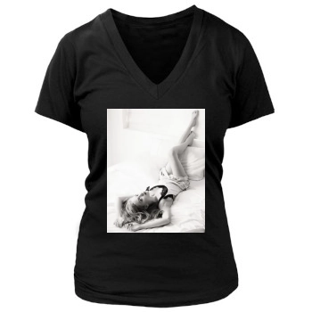 Amanda Seyfried Women's Deep V-Neck TShirt