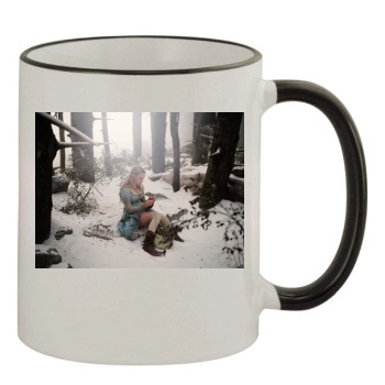 Amanda Seyfried 11oz Colored Rim & Handle Mug