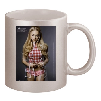 Amanda Seyfried 11oz Metallic Silver Mug