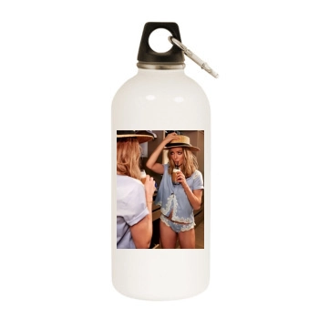 Amanda Seyfried White Water Bottle With Carabiner