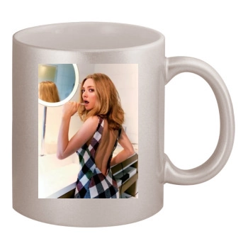 Amanda Seyfried 11oz Metallic Silver Mug