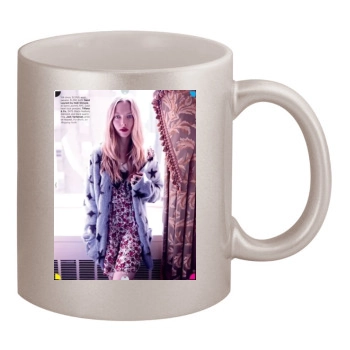 Amanda Seyfried 11oz Metallic Silver Mug