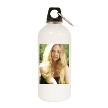 Amanda Seyfried White Water Bottle With Carabiner