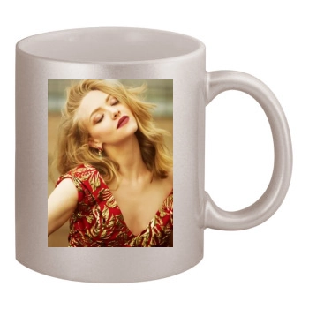 Amanda Seyfried 11oz Metallic Silver Mug