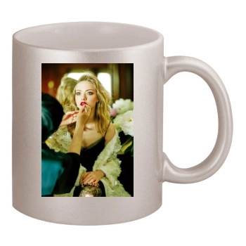 Amanda Seyfried 11oz Metallic Silver Mug