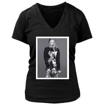 Amanda Seyfried Women's Deep V-Neck TShirt