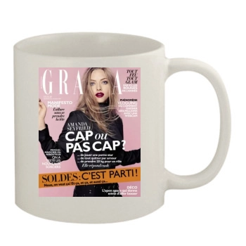 Amanda Seyfried 11oz White Mug