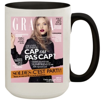 Amanda Seyfried 15oz Colored Inner & Handle Mug