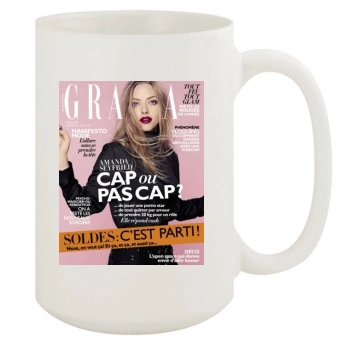 Amanda Seyfried 15oz White Mug