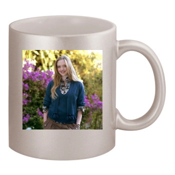 Amanda Seyfried 11oz Metallic Silver Mug