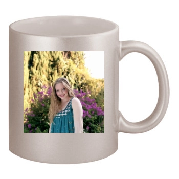 Amanda Seyfried 11oz Metallic Silver Mug