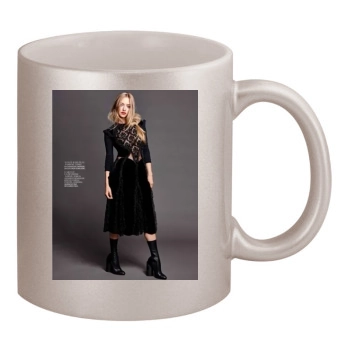 Amanda Seyfried 11oz Metallic Silver Mug