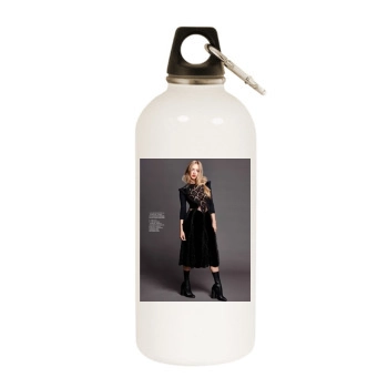 Amanda Seyfried White Water Bottle With Carabiner