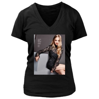 Amanda Seyfried Women's Deep V-Neck TShirt