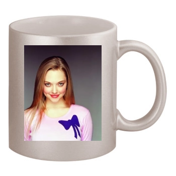 Amanda Seyfried 11oz Metallic Silver Mug