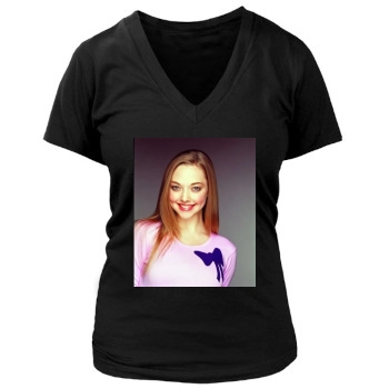 Amanda Seyfried Women's Deep V-Neck TShirt