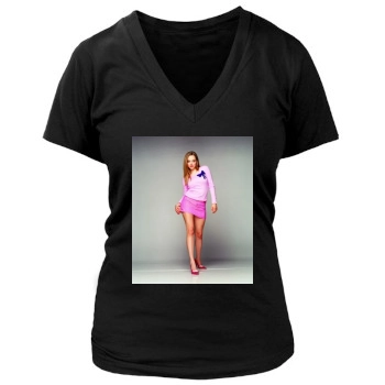 Amanda Seyfried Women's Deep V-Neck TShirt