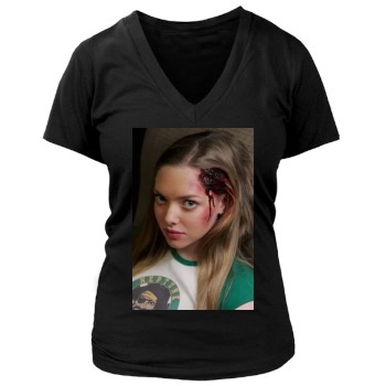 Amanda Seyfried Women's Deep V-Neck TShirt