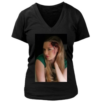 Amanda Seyfried Women's Deep V-Neck TShirt