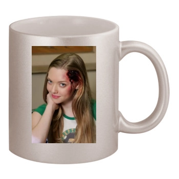 Amanda Seyfried 11oz Metallic Silver Mug