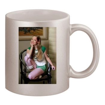 Amanda Seyfried 11oz Metallic Silver Mug