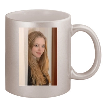 Amanda Seyfried 11oz Metallic Silver Mug