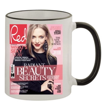 Amanda Seyfried 11oz Colored Rim & Handle Mug