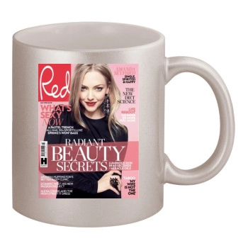 Amanda Seyfried 11oz Metallic Silver Mug