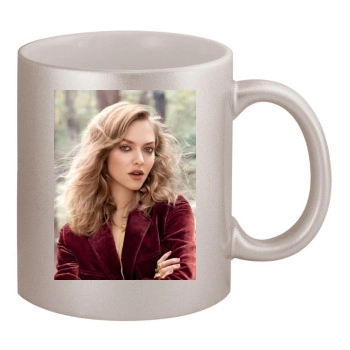 Amanda Seyfried 11oz Metallic Silver Mug