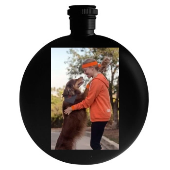 Amanda Seyfried Round Flask