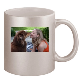 Amanda Seyfried 11oz Metallic Silver Mug