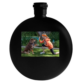 Amanda Seyfried Round Flask