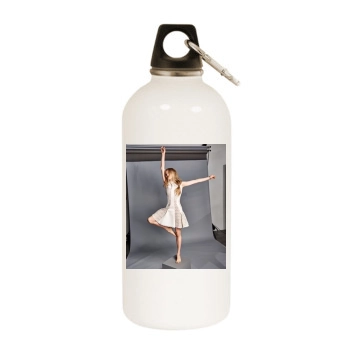 Amanda Seyfried White Water Bottle With Carabiner