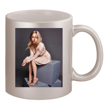 Amanda Seyfried 11oz Metallic Silver Mug