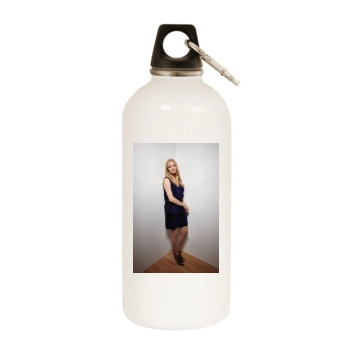 Amanda Seyfried White Water Bottle With Carabiner