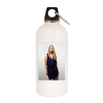 Amanda Seyfried White Water Bottle With Carabiner