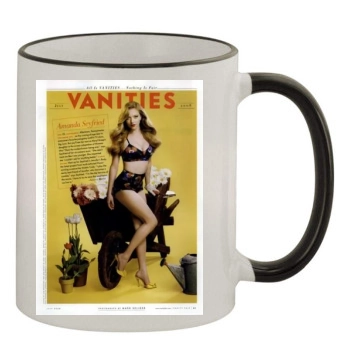 Amanda Seyfried 11oz Colored Rim & Handle Mug