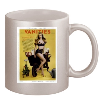 Amanda Seyfried 11oz Metallic Silver Mug