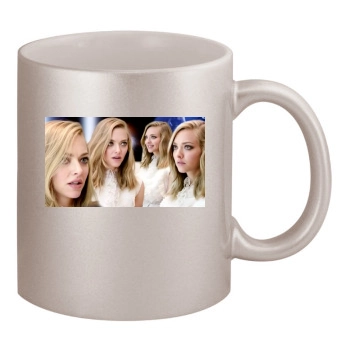 Amanda Seyfried 11oz Metallic Silver Mug