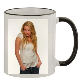 Amber Heard 11oz Colored Rim & Handle Mug