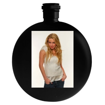 Amber Heard Round Flask