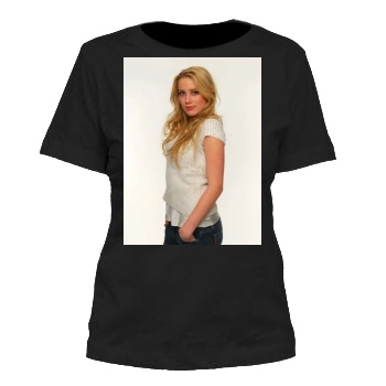 Amber Heard Women's Cut T-Shirt