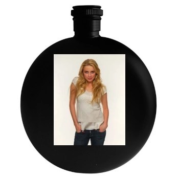 Amber Heard Round Flask