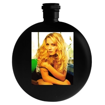 Amber Heard Round Flask