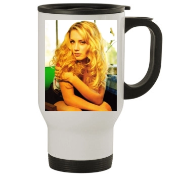 Amber Heard Stainless Steel Travel Mug