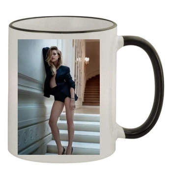 Amber Heard 11oz Colored Rim & Handle Mug